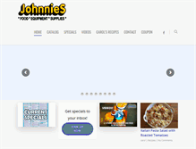 Tablet Screenshot of johnniesinc.com